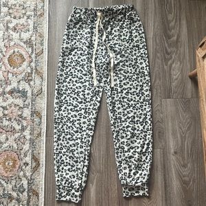 Leapord Print PJ Joggers
